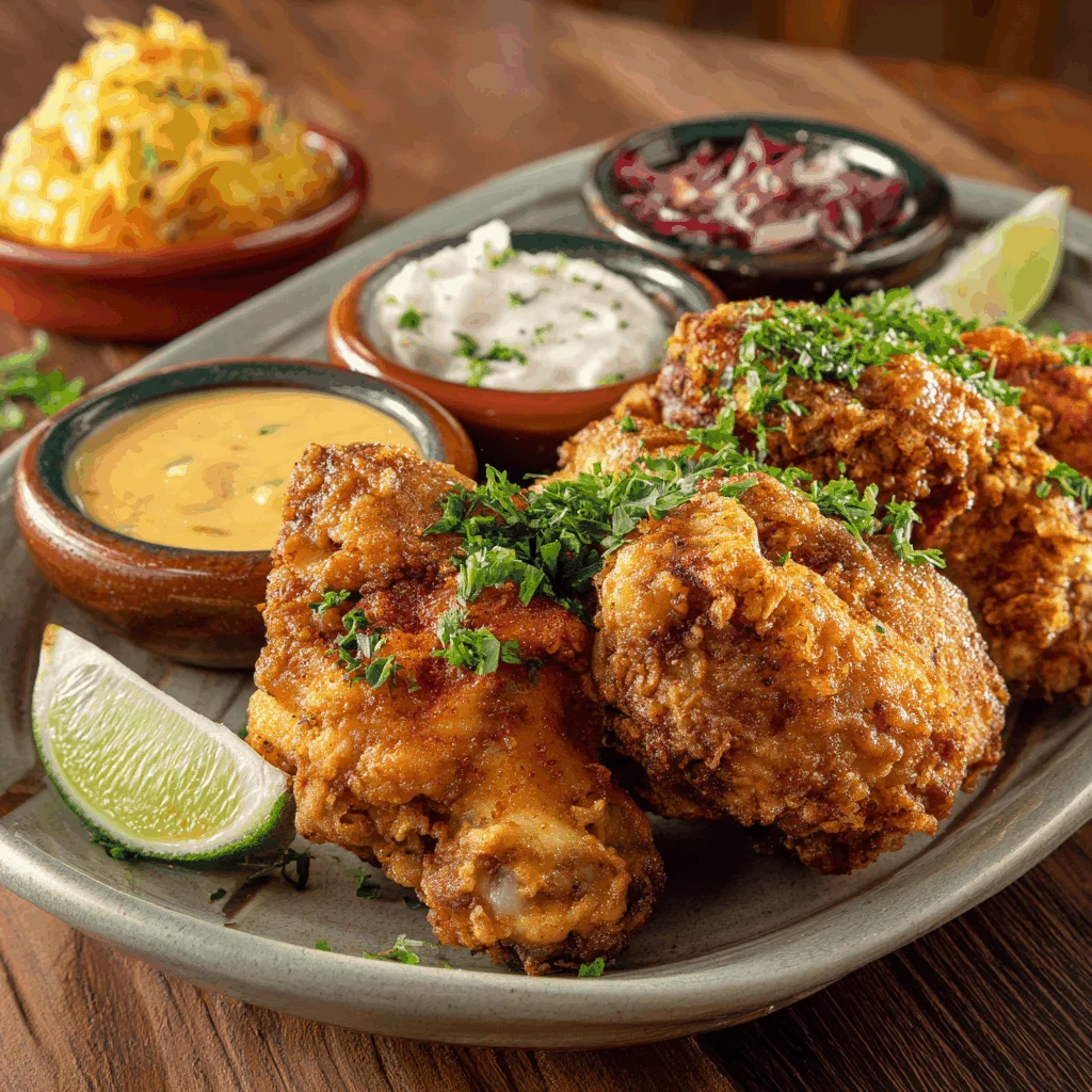 A delicious plate of Pin de Carolina Lopez en Business Potrero en 2025 | Comida, Recetas de comida, Alitas de pollo