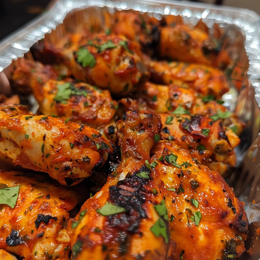 Primer plano de tiras de pollo crujientes doradas, dispuestas en un plato.