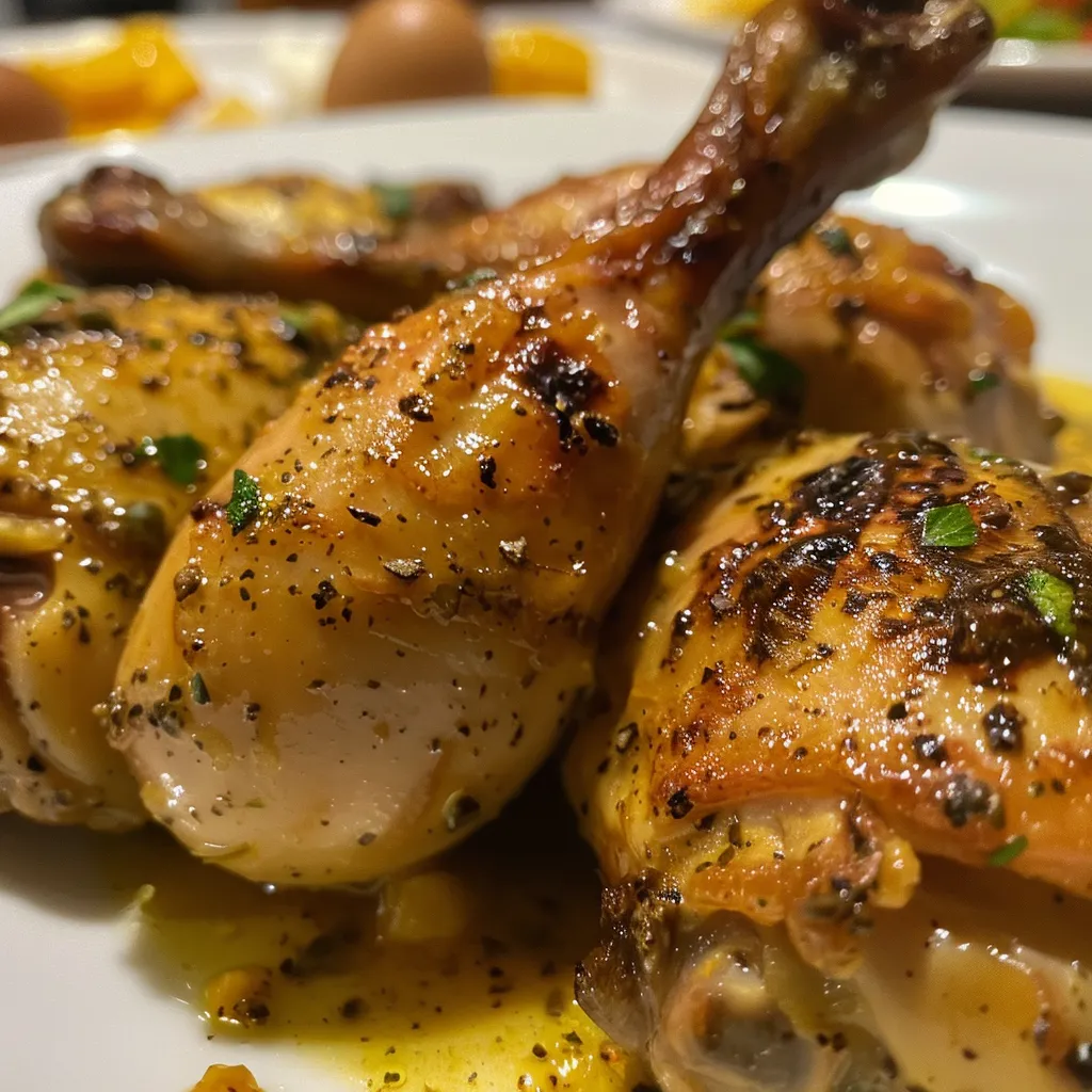 Pollo rebozado crujiente cocido en freidora de aire, resaltando su textura dorada.