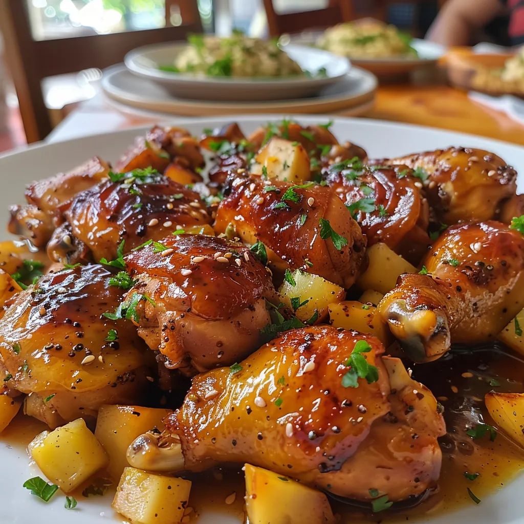 Imagen cercana de pechugas de pollo crujientes, presentadas en un plato.