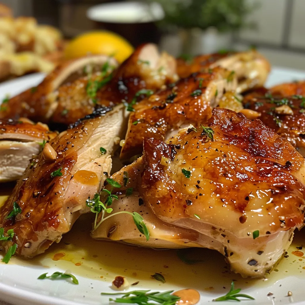 Pechugas de pollo cajún crujiente en primer plano, bien doradas y jugosas.