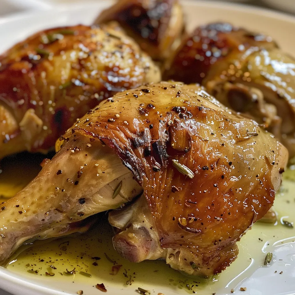 Tiras de pollo doradas y glaseadas, presentadas en un plato.