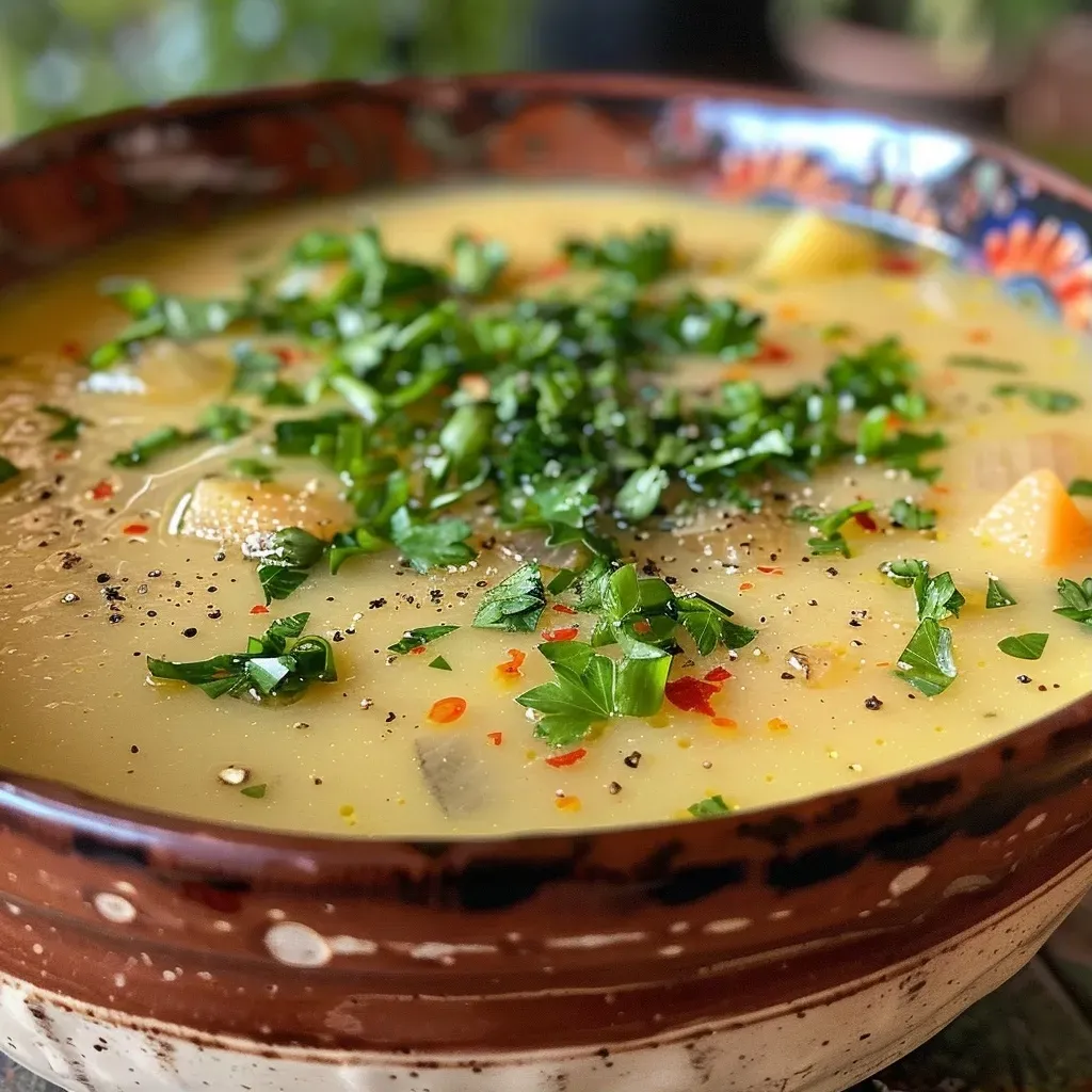 ['Crema de calabacín ligera en un tazón.', 'Detalle de crema de calabacín con semillas decorativas.', 'Primer plano de crema de calabacín servida.', 'Crema de calabacín acompañada de semillas de girasol y granada.']