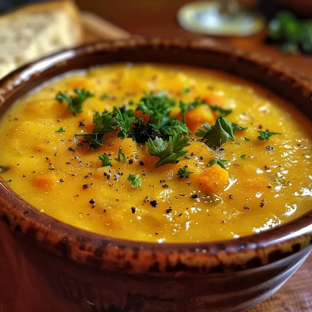 ['Crema ligera de zanahoria y apio en un cuenco.', 'Primer plano de crema de zanahoria y apio.', 'Tazón con crema suave de zanahoria y apio.', 'Crema de zanahoria y apio presentada en un plato.']