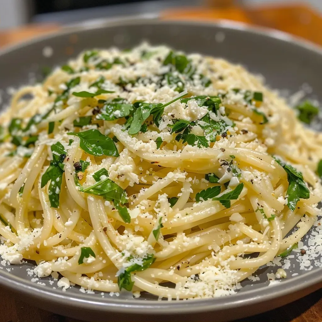 ['Fideos cortos con ricotta y espinaca en un plato blanco.', 'Primer plano de fideos con salsa cremosa de espinaca y ricotta.', 'Tazón de fideos con ricotta, espinaca y especias.', 'Porción de fideos con ricotta y espinaca, decorados con queso.']