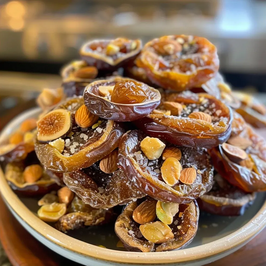 Barras de higo veganas cocinadas en air fryer.