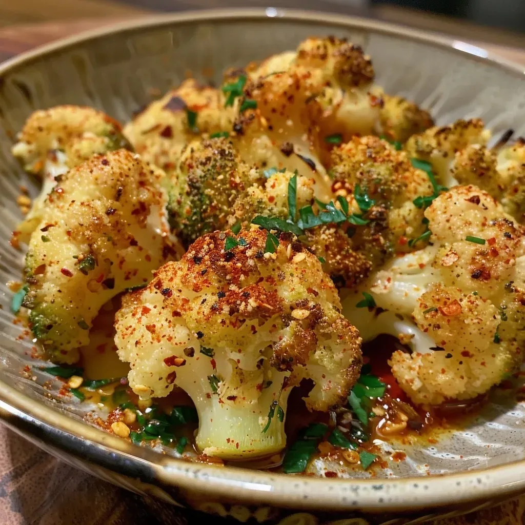 ['Coliflor entera cocinada en Instant Pot con un glaseado dorado.', 'Primer plano de coliflor jugosa preparada en Instant Pot.', 'Vista lateral de una coliflor en Instant Pot, lista para servir.', 'Coliflor en Instant Pot con un acabado brillante y sabroso.']