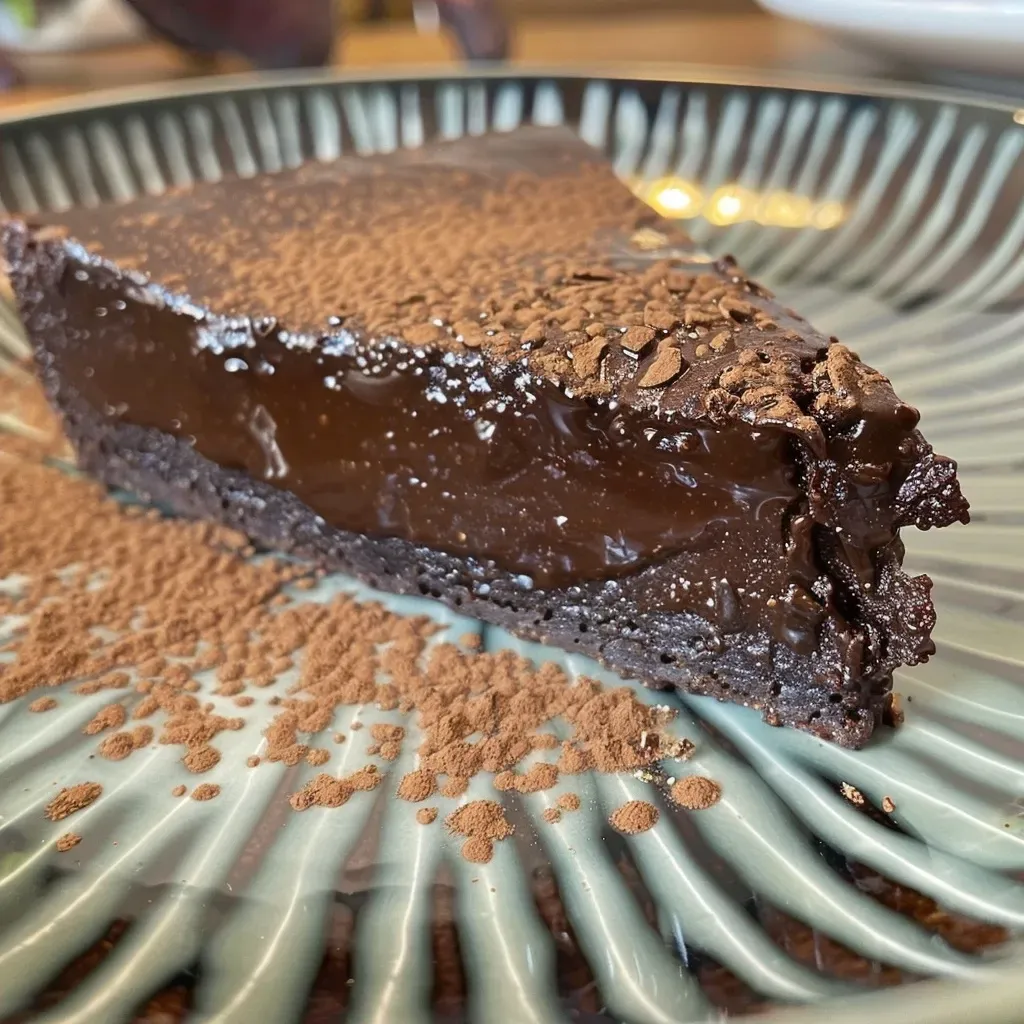 Coulant de chocolate con textura jugosa y derretida en el centro.
