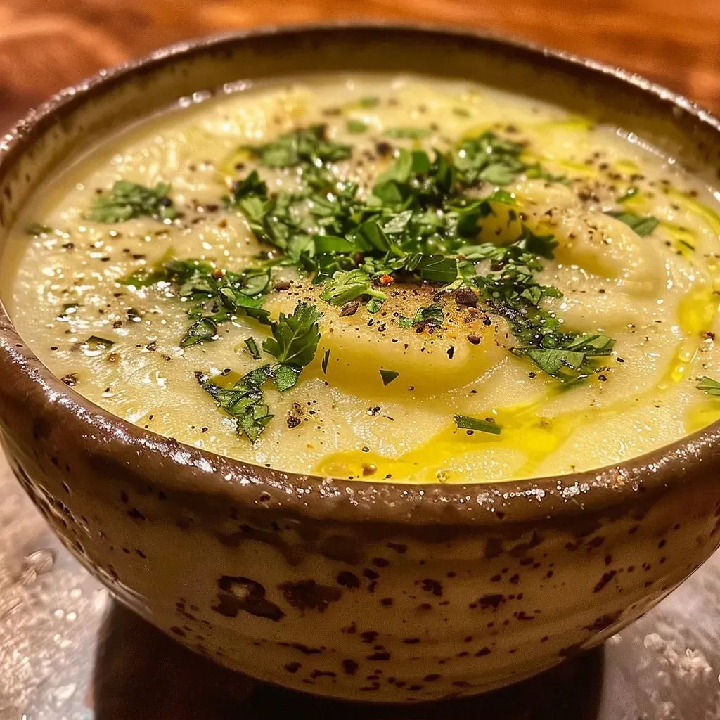 ['Close up de crema de calabacín servida en un tazón.', 'Detalle de crema de calabacín en olla de cocción lenta.', 'Tazón con crema de calabacín y decoración sencilla.', 'Receta de crema de calabacín lista para servir.']