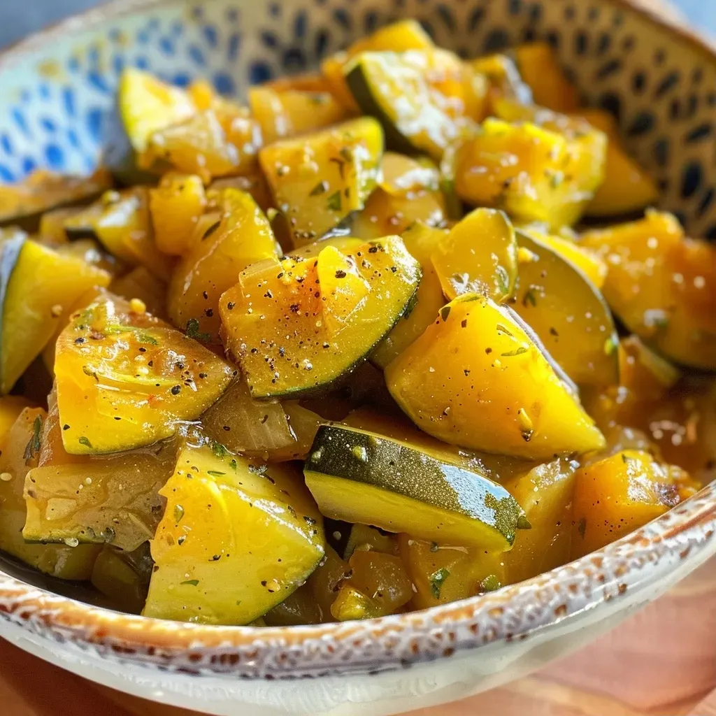 ['Zucchini y calabacín cocinados en slow cooker.', 'Vista lateral de calabacines y zucchini en cocción lenta.', 'Mezcla jugosa de zucchini y calabacín en olla de cocción lenta.', 'Ingredientes frescos de zucchini y calabacín en slow cooker.']