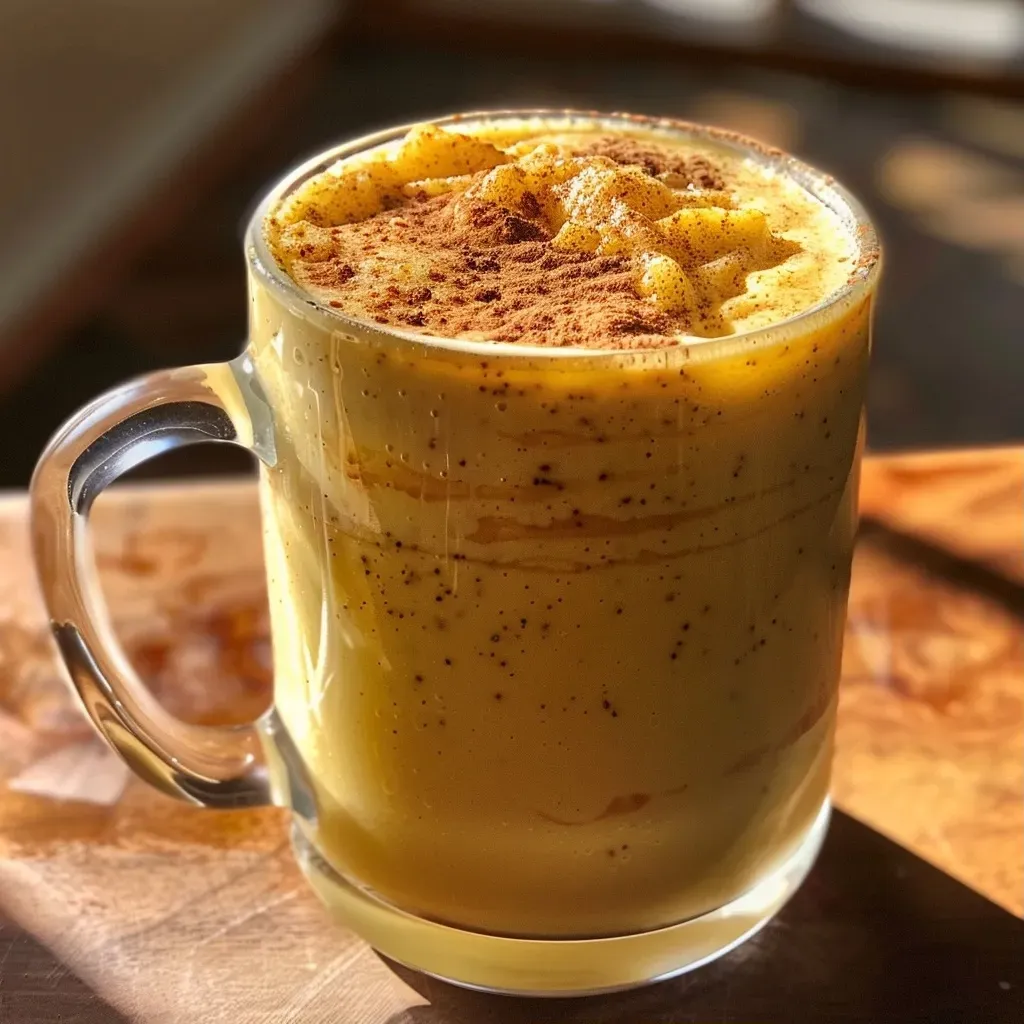 Tazón de Atole de Pumpkin Spice con ingredientes visibles.