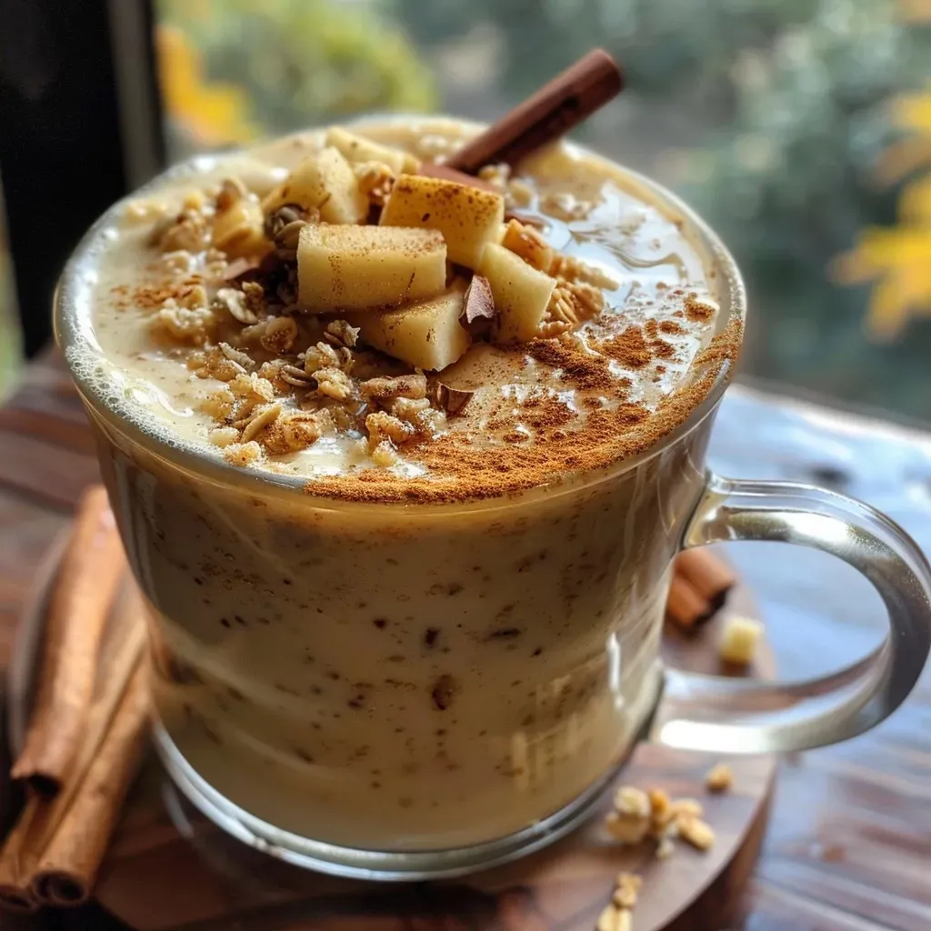 Close up de un delicioso desayuno de otoño con ingredientes saludables.