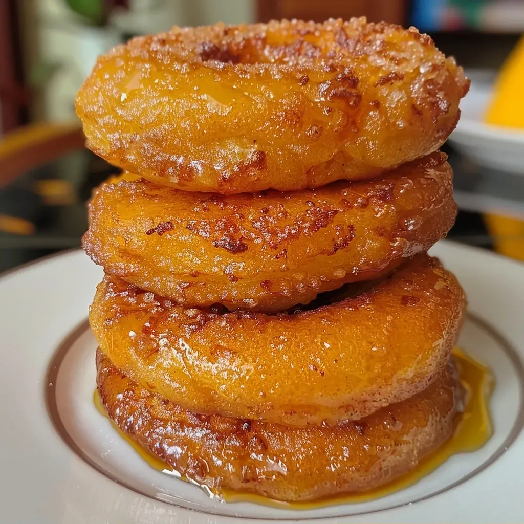 Deliciosas donas de calabaza, enfocadas en la textura.