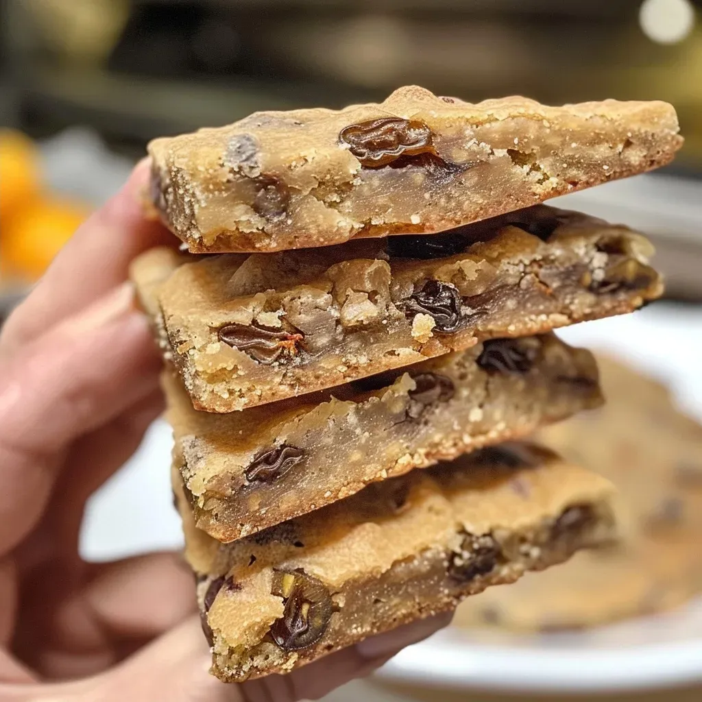 Detalle de deliciosas galletas de higo estilo italiano.