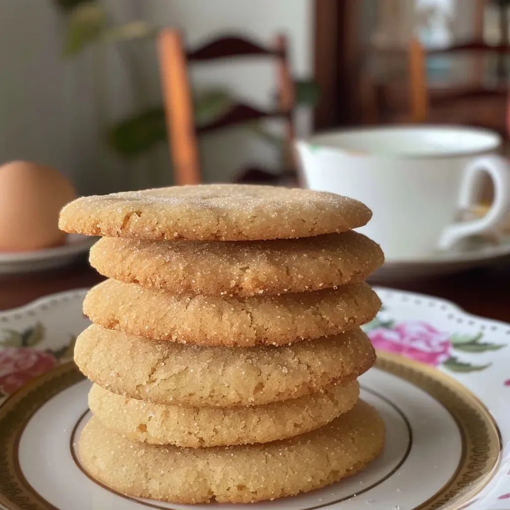 Galletas suaves de jengibre recién horneadas con un aspecto dorado.