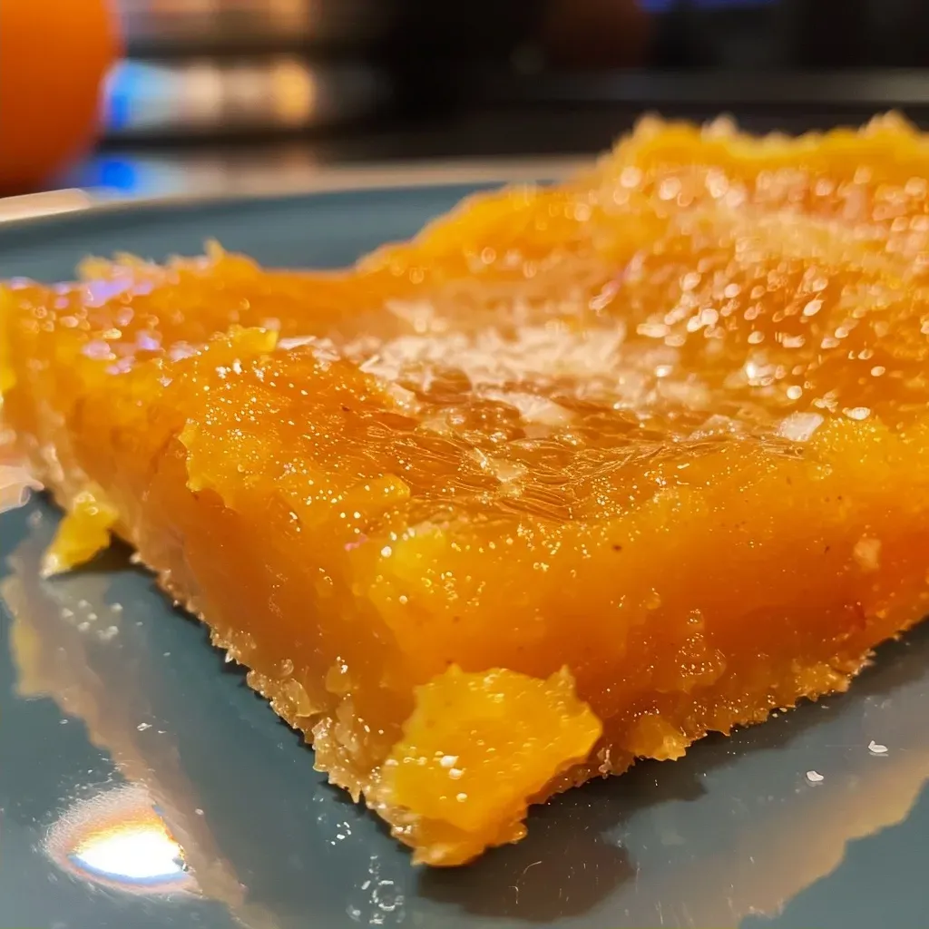 Detalle de pastel nube de calabaza.