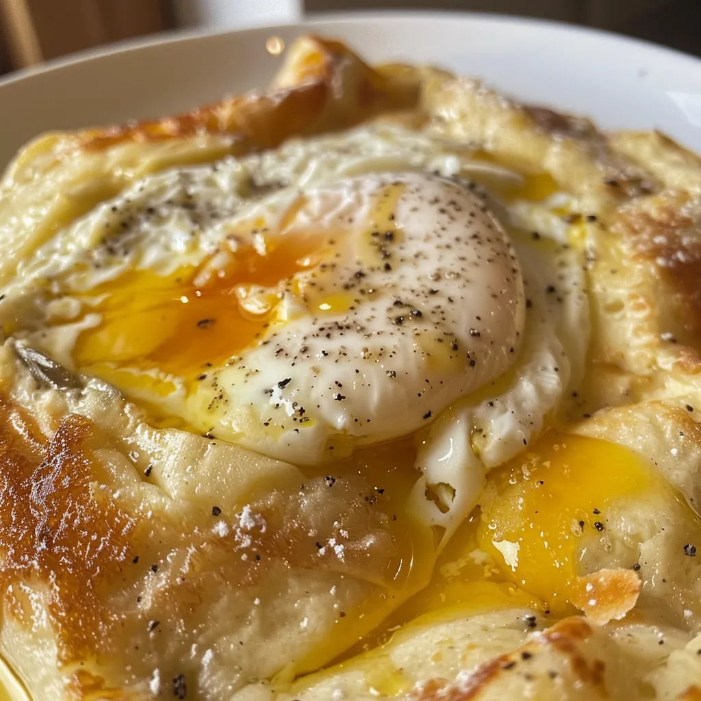 Enrollado de calabaza con crema de queso sobre un plato.