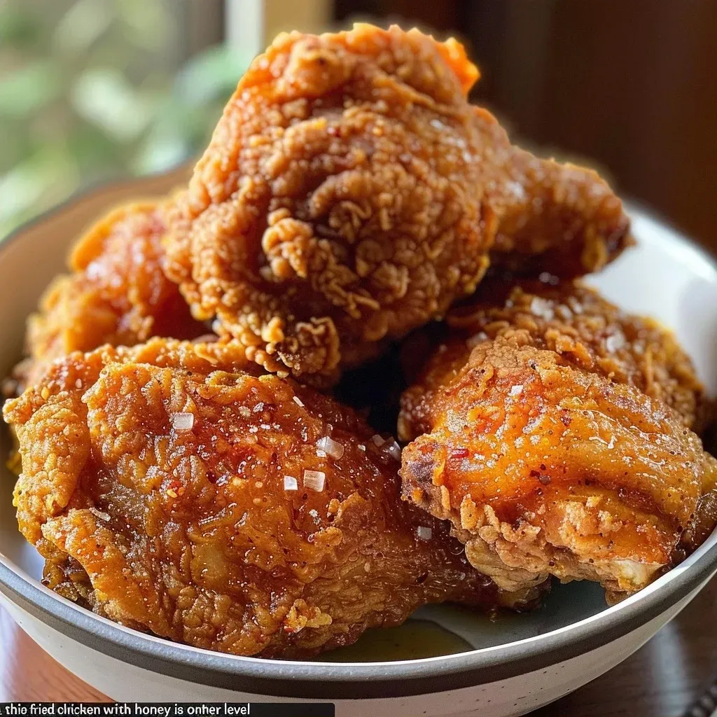 Este pollo frito con miel picante es de otro nivel 🔥🍗