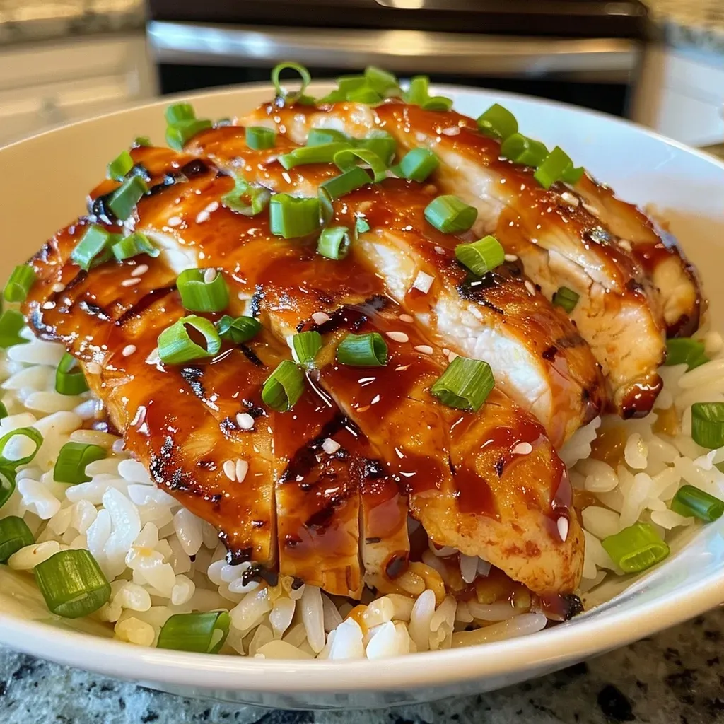 Honey BBQ Chicken Rice